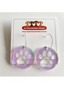 Paw print earrings
